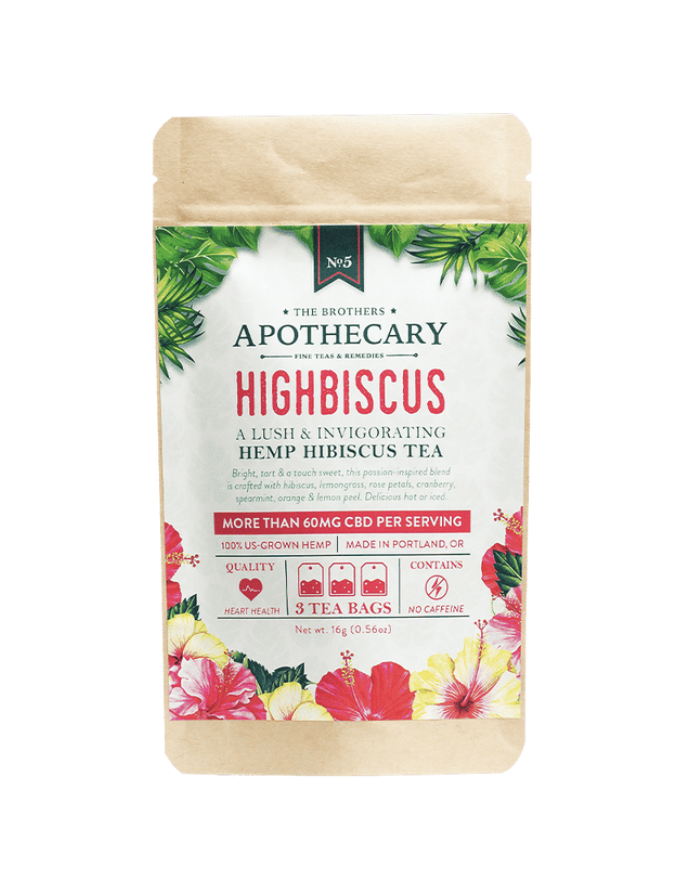 Apothecary 50mg CBD Tea Bag / Highbiscus